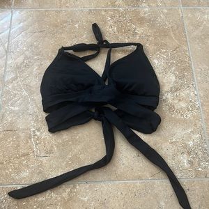 Black tie bikini